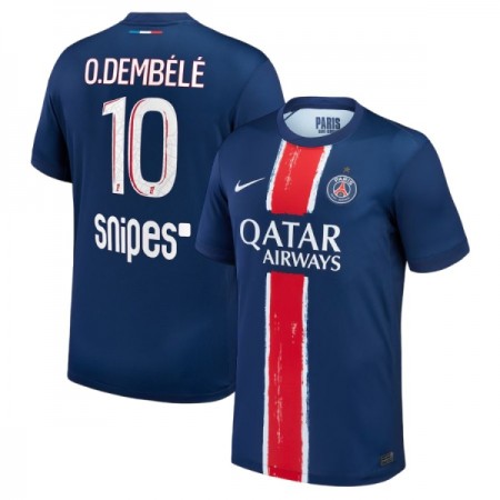 Virallinen pelipaita Paris Saint-Germain 1 Star Dembele 10 Koti 2024-25 Lyhythihainen - Miesten